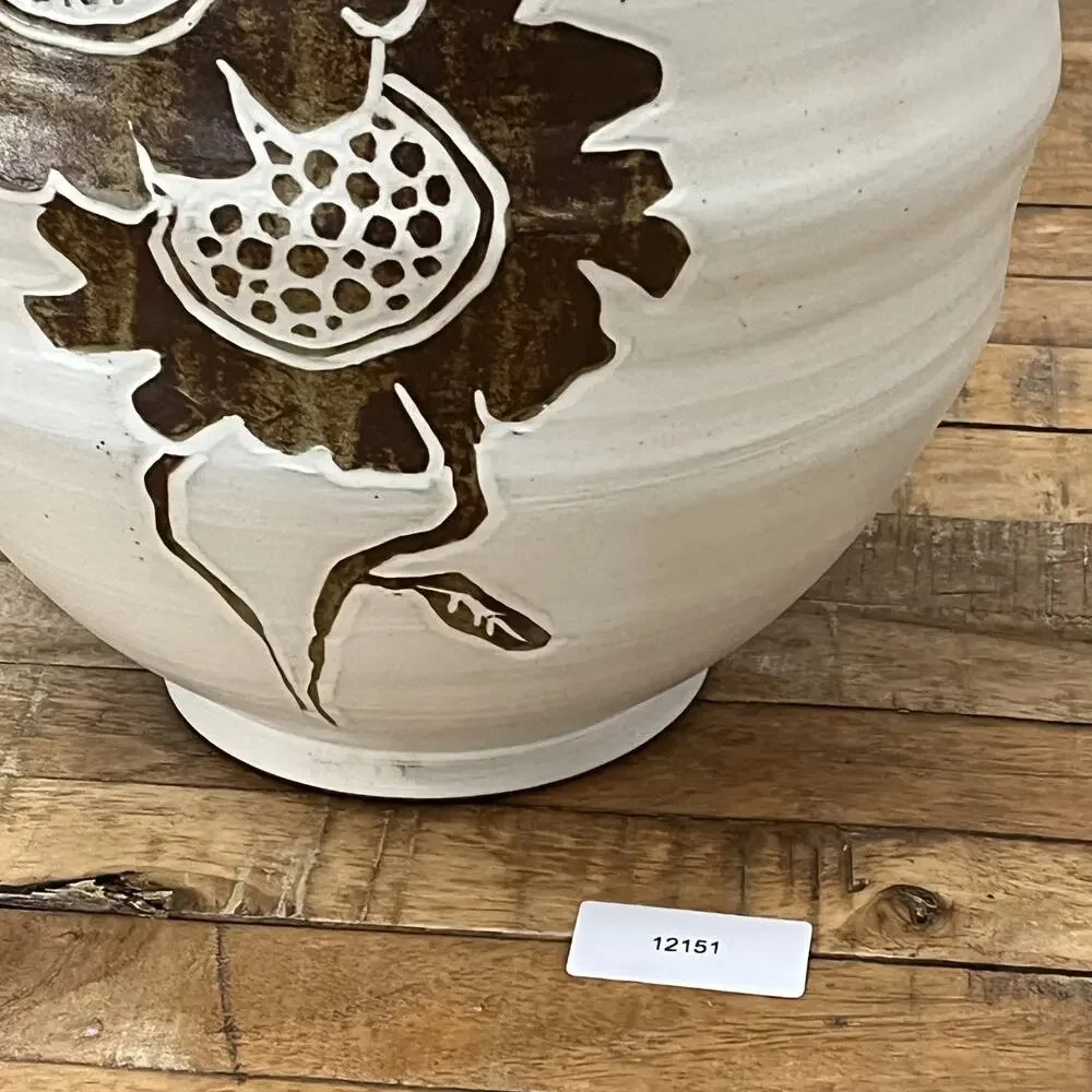 Studio Art Pottery Ceramic Vase 14.5